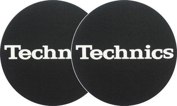2x Slipmats - Technics Logo - weiss_1